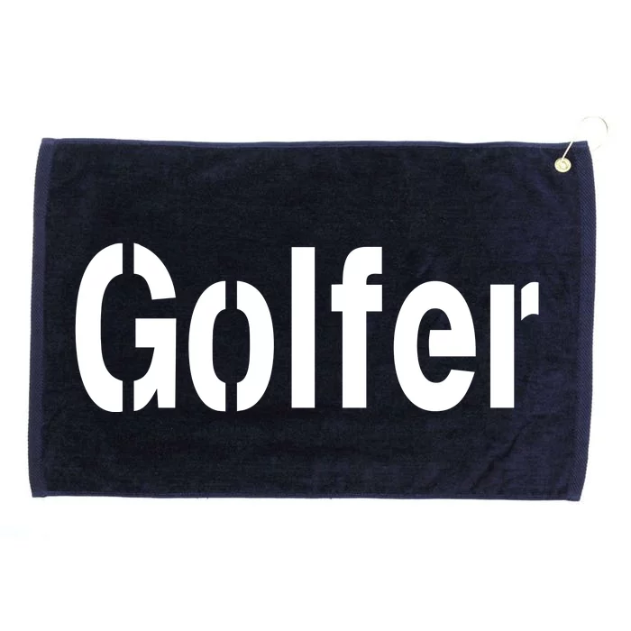 Golfer Grommeted Golf Towel