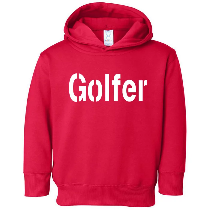 Golfer Toddler Hoodie