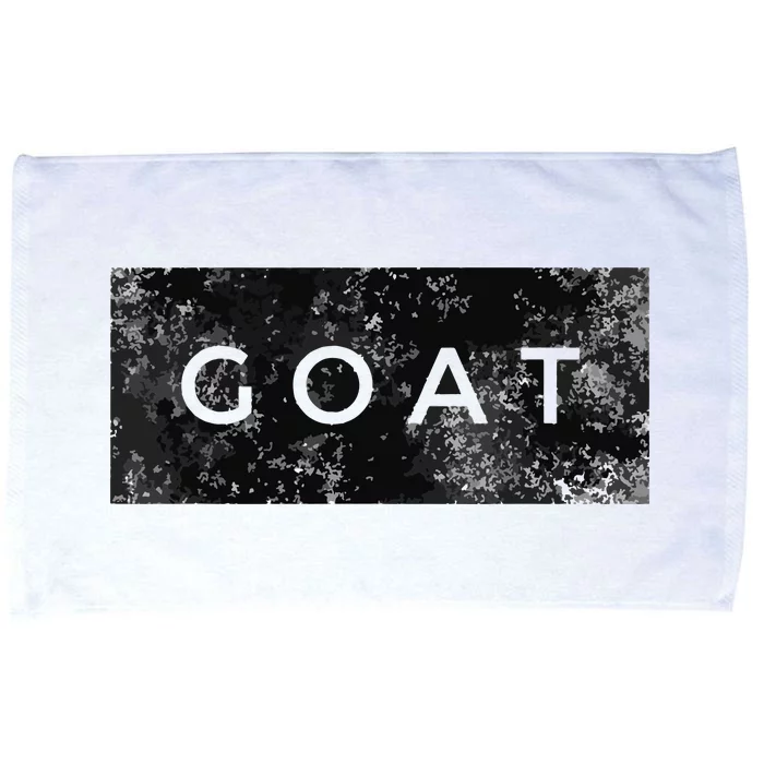 GOAT Greatest Of All Time Sports Athlete Quote Saying Microfiber Hand Towel