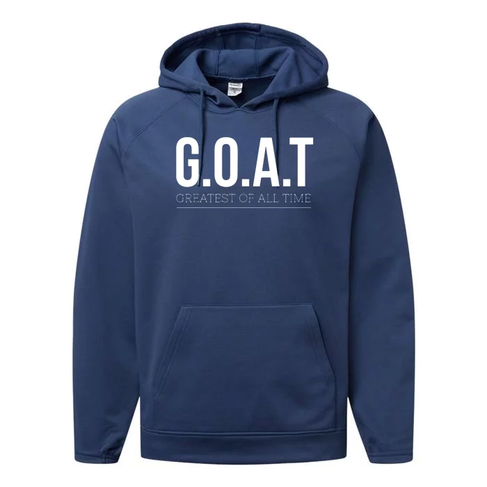 GOAT Greatest Of All Time Performance Fleece Hoodie