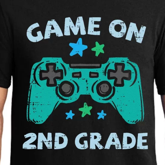 Gaming Game On 2nd Grade Second First Day School Gamer Gift Pajama Set