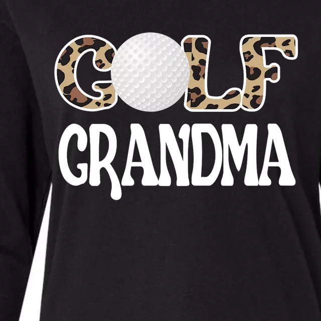 Golf Grandma Of A Golf Player Golfing Grandma Premium Womens Cotton Relaxed Long Sleeve T-Shirt