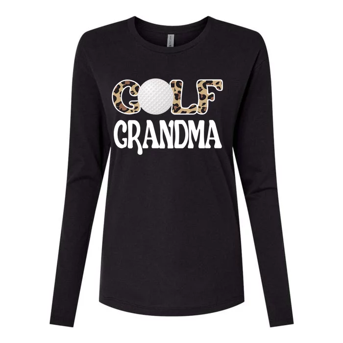 Golf Grandma Of A Golf Player Golfing Grandma Premium Womens Cotton Relaxed Long Sleeve T-Shirt