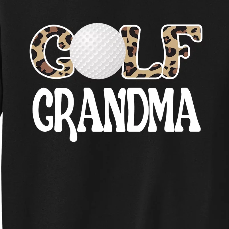 Golf Grandma Of A Golf Player Golfing Grandma Premium Sweatshirt