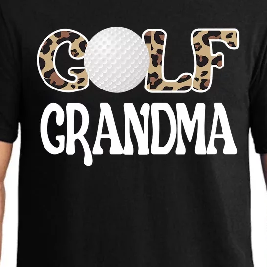 Golf Grandma Of A Golf Player Golfing Grandma Premium Pajama Set