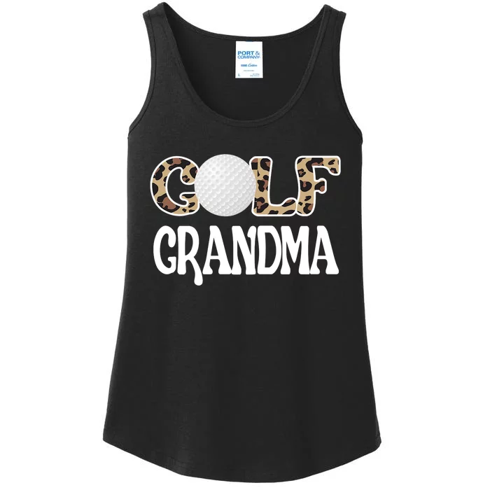 Golf Grandma Of A Golf Player Golfing Grandma Premium Ladies Essential Tank