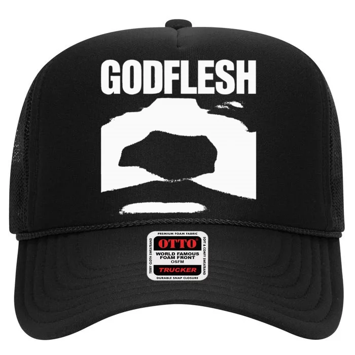 Godflesh High Crown Mesh Trucker Hat