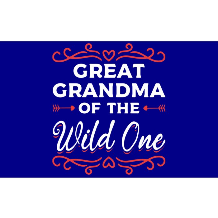 Great Grandma Of Wild One Great Grandma Of The Wild One Gift Bumper Sticker