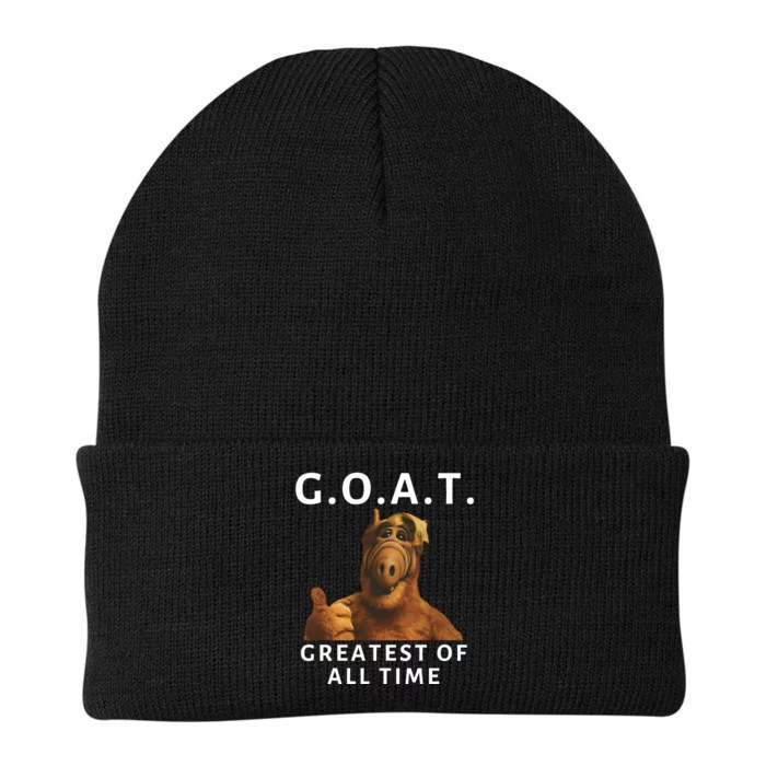 G.O.A.T. Greatest Of All Time Alf Goat Knit Cap Winter Beanie