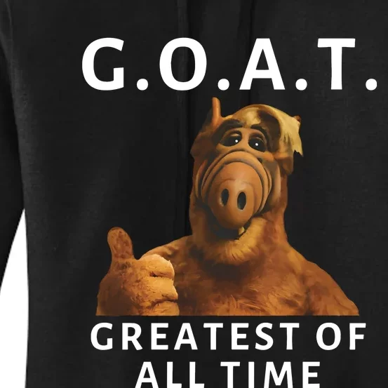 G.O.A.T. Greatest Of All Time Alf Goat Women's Pullover Hoodie