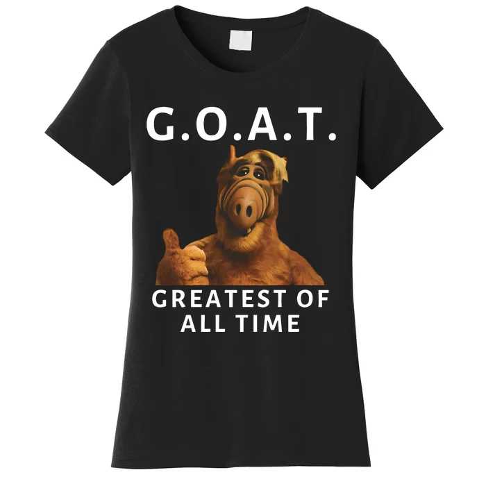 G.O.A.T. Greatest Of All Time Alf Goat Women's T-Shirt