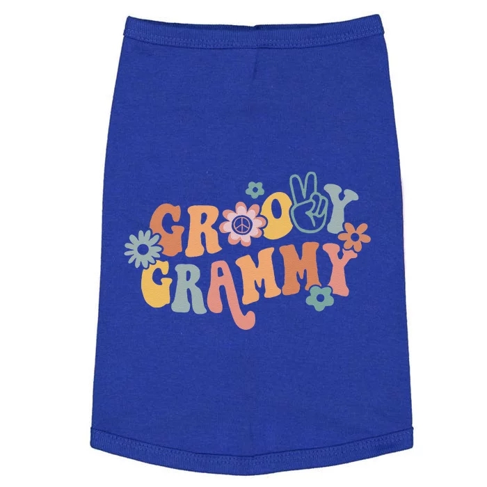 Groovy Grammy One Thankful Grammy Thanksgiving Christmas Doggie Tank