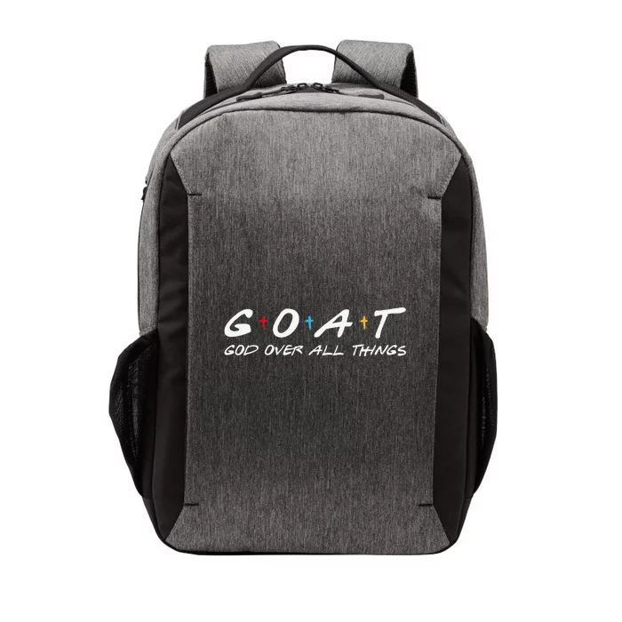 Goat God Over All Things Funny Vector Backpack