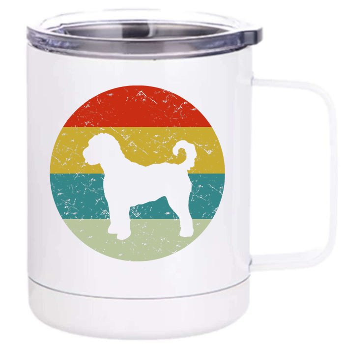 Goldendoodle Front & Back 12oz Stainless Steel Tumbler Cup