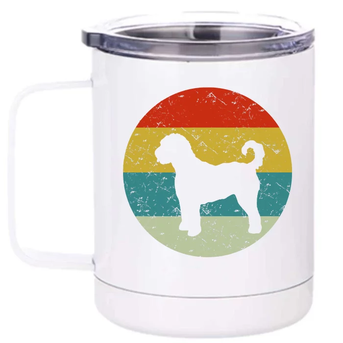 Goldendoodle Front & Back 12oz Stainless Steel Tumbler Cup