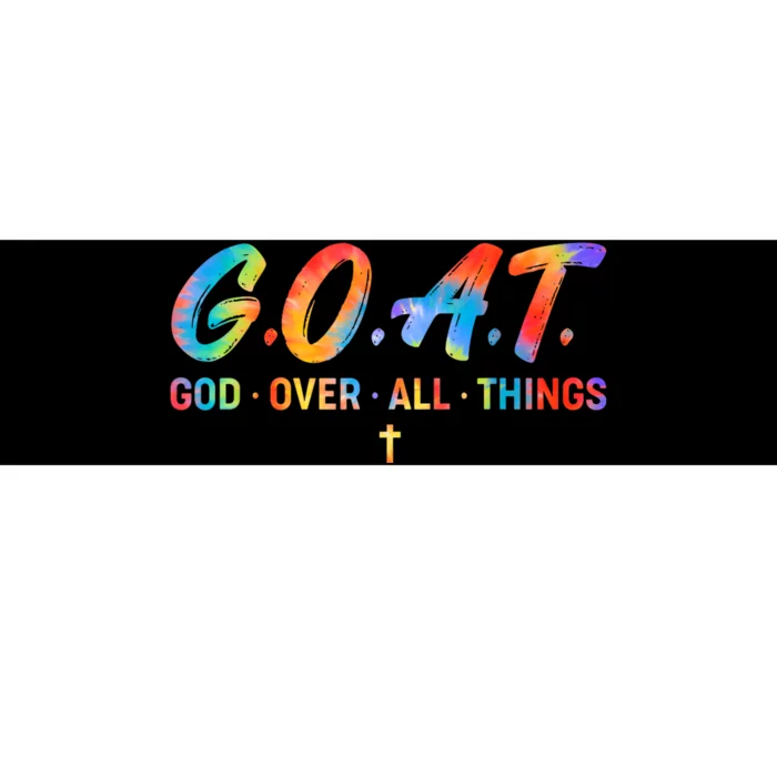 Goat God Over All Things Bumper Sticker