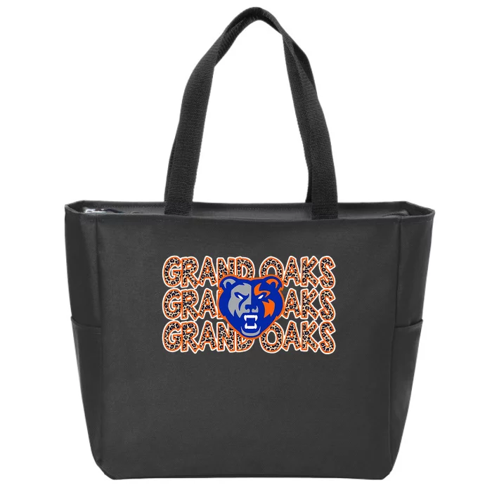 Gohs Grand Oaks Grizzlies Zip Tote Bag