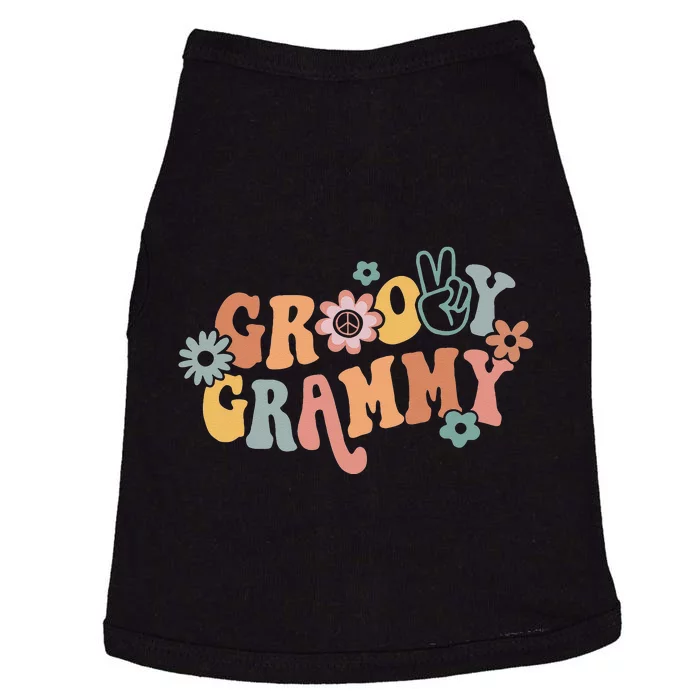 Groovy Grammy One Thankful Grammy Thanksgiving Christmas Doggie Tank