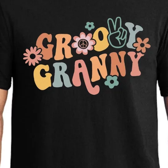 Groovy Granny One Thankful Granny Thanksgiving Christmas Pajama Set