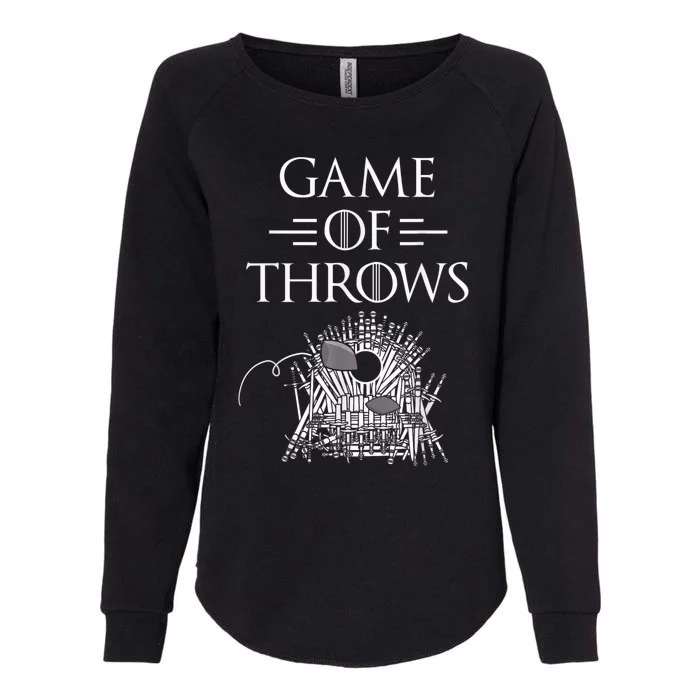 Great Game Of Throws Cornhole Bean Bag Toss Womens California Wash Sweatshirt