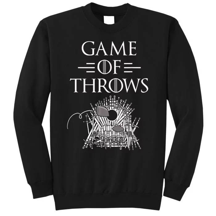 Great Game Of Throws Cornhole Bean Bag Toss Tall Sweatshirt