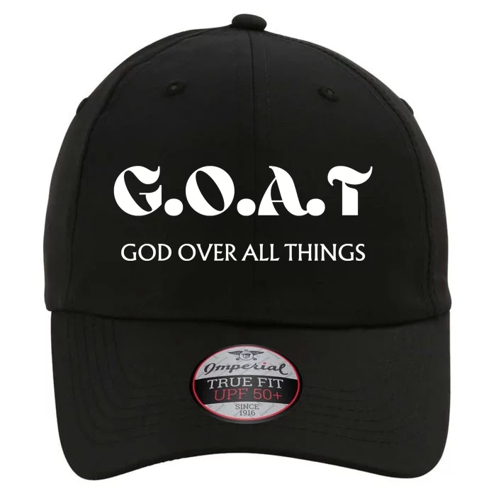 G.O.A.T God Over All Thing Black And White The Original Performance Cap