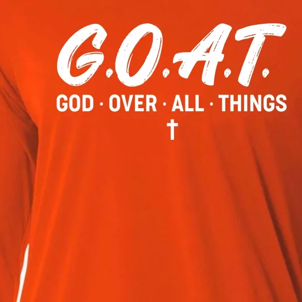 GOAT God Over All Things Cooling Performance Long Sleeve Crew