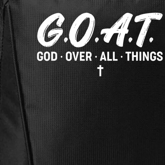 GOAT God Over All Things City Backpack