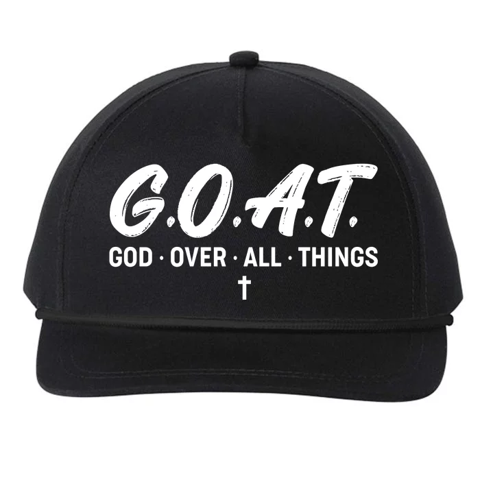 GOAT God Over All Things Snapback Five-Panel Rope Hat