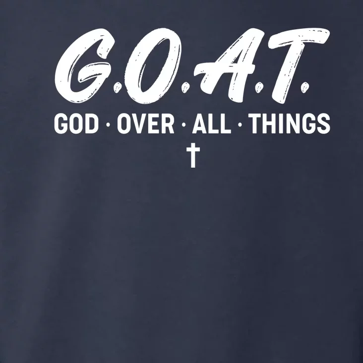 GOAT God Over All Things Toddler Hoodie