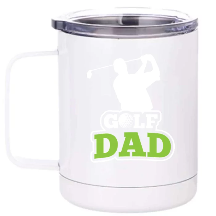 Golf Golf Player Golf Dad Golf Lover Birthday Gift For Dad Father's Day Front & Back 12oz Stainless Steel Tumbler Cup