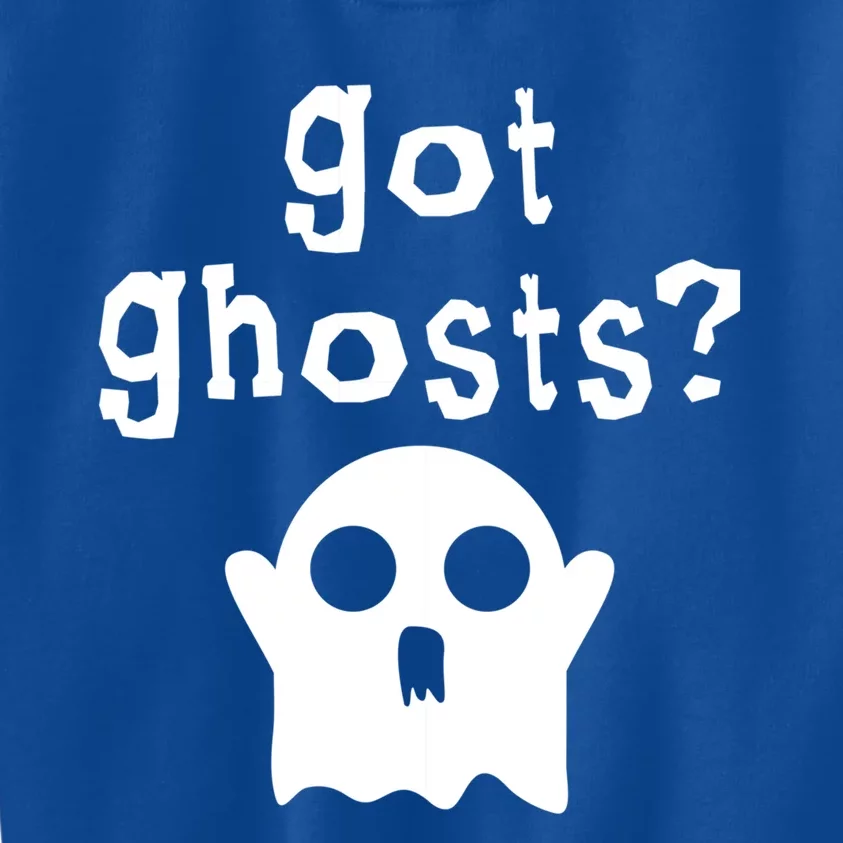 Got Ghosts Paranormal Gift Kids Sweatshirt