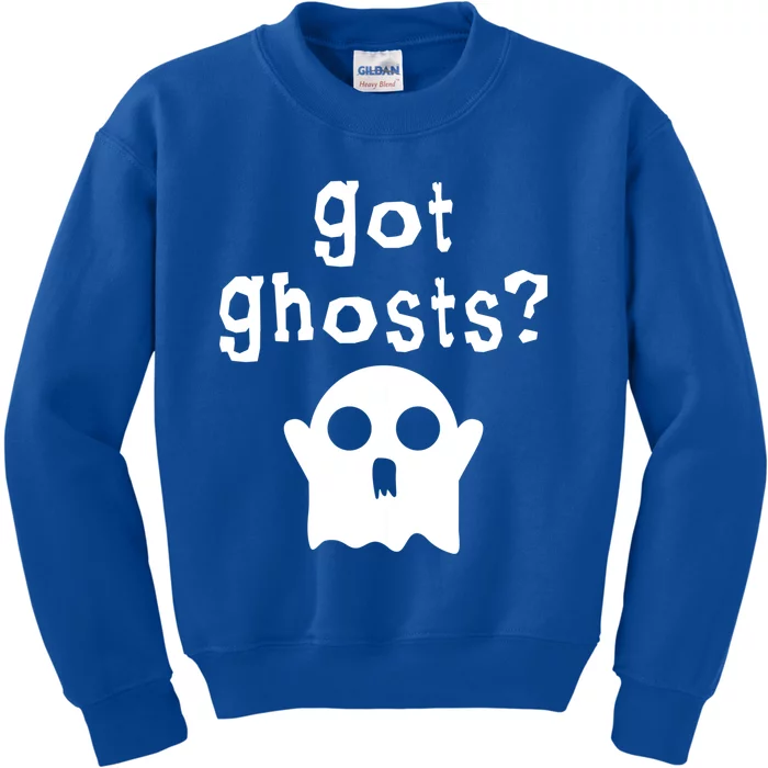 Got Ghosts Paranormal Gift Kids Sweatshirt