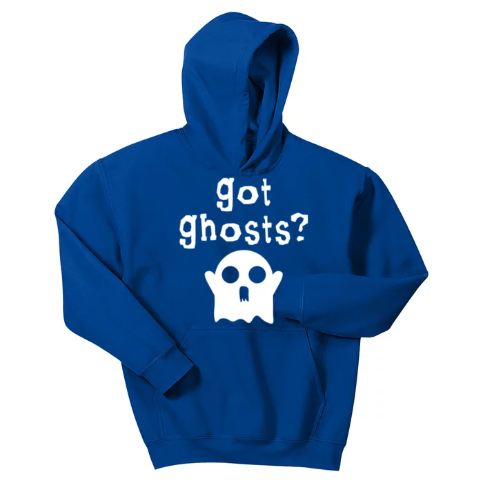 Got Ghosts Paranormal Gift Kids Hoodie