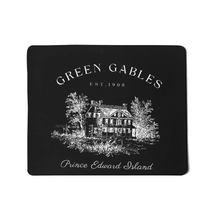 Green Gables Prince Edward Island Est 1908 Book Lover Mousepad