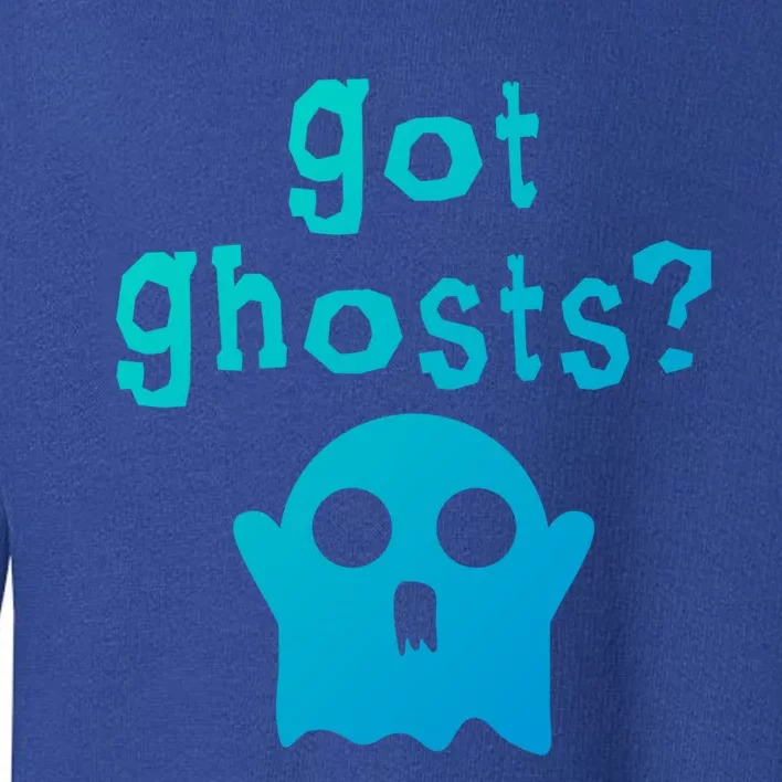 Got Ghosts Paranormal Gift Toddler Sweatshirt