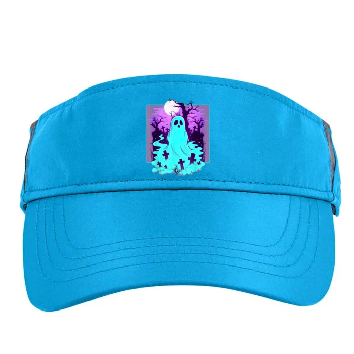 Ghost Graveyard Pastel Goth Cute Spooky Halloween Aesthetic Adult Drive Performance Visor