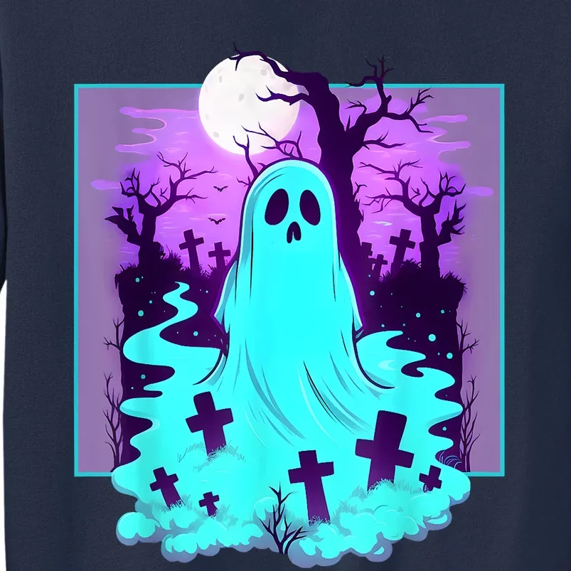 Ghost Graveyard Pastel Goth Cute Spooky Halloween Aesthetic Sweatshirt