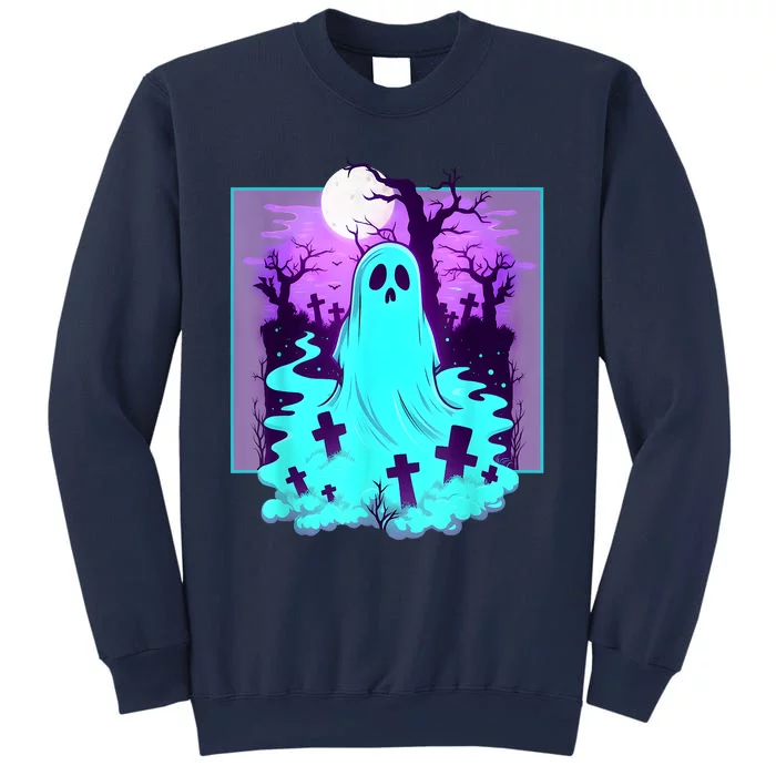 Ghost Graveyard Pastel Goth Cute Spooky Halloween Aesthetic Sweatshirt