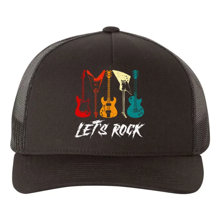 Guitarist Guitar Player Rock Music Lover Guitar Yupoong Adult 5-Panel Trucker Hat