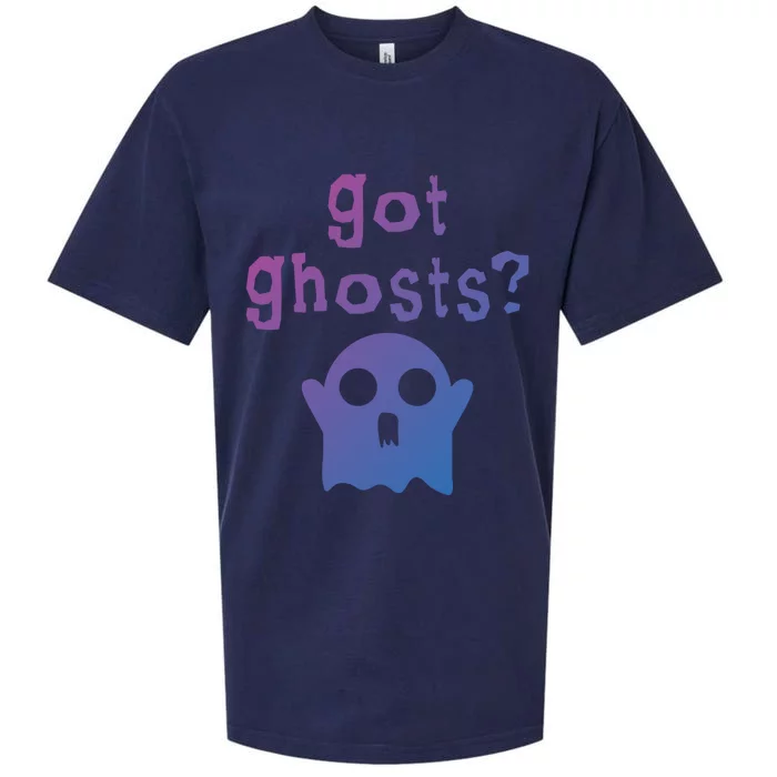 Got Ghosts Paranormal Gift Sueded Cloud Jersey T-Shirt