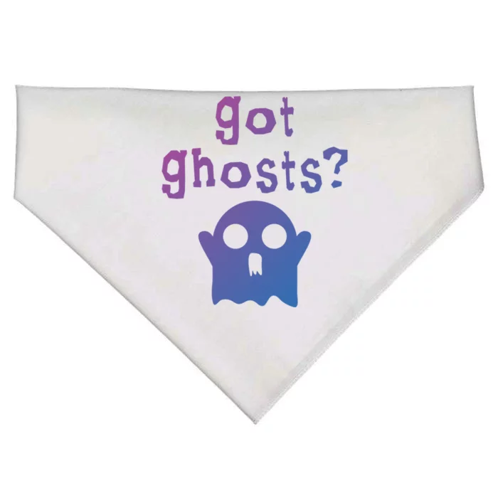 Got Ghosts Paranormal Gift USA-Made Doggie Bandana