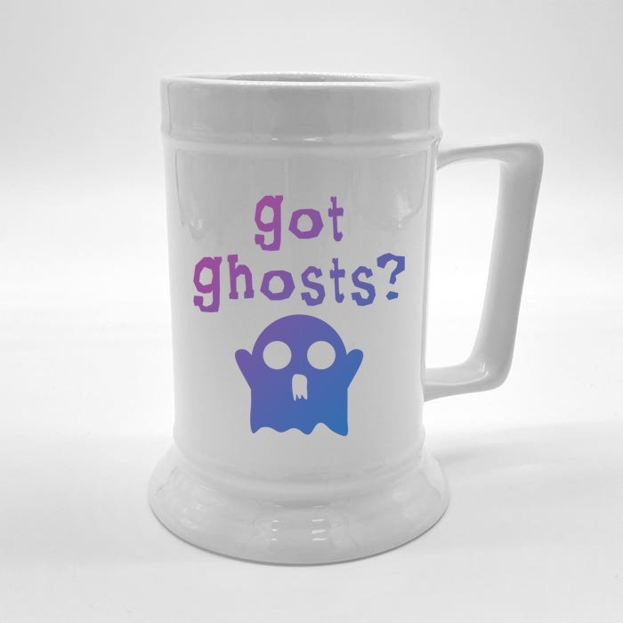 Got Ghosts Paranormal Gift Front & Back Beer Stein