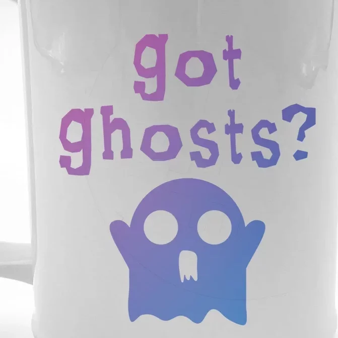 Got Ghosts Paranormal Gift Front & Back Beer Stein