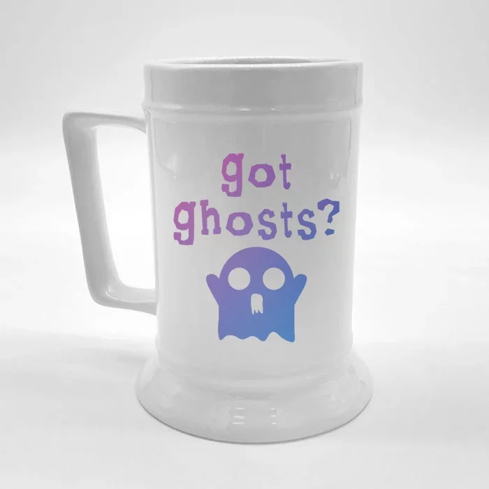 Got Ghosts Paranormal Gift Front & Back Beer Stein