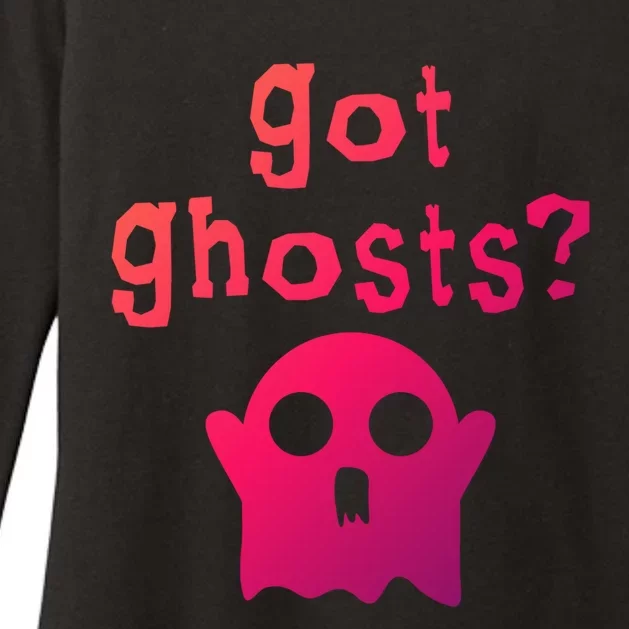 Got Ghosts Paranormal Gift Womens CVC Long Sleeve Shirt