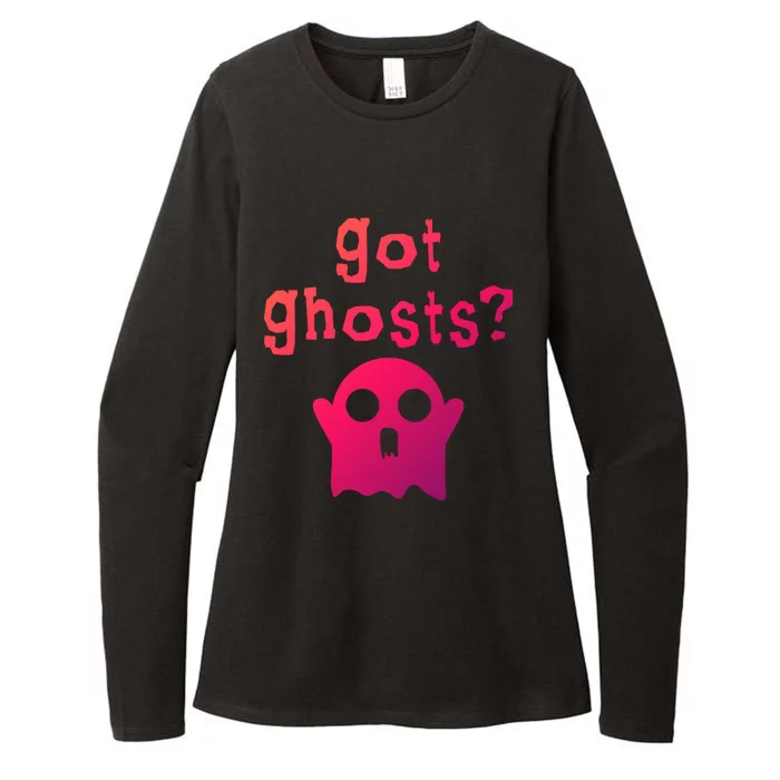 Got Ghosts Paranormal Gift Womens CVC Long Sleeve Shirt