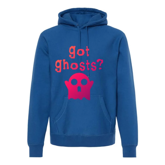 Got Ghosts Paranormal Gift Premium Hoodie