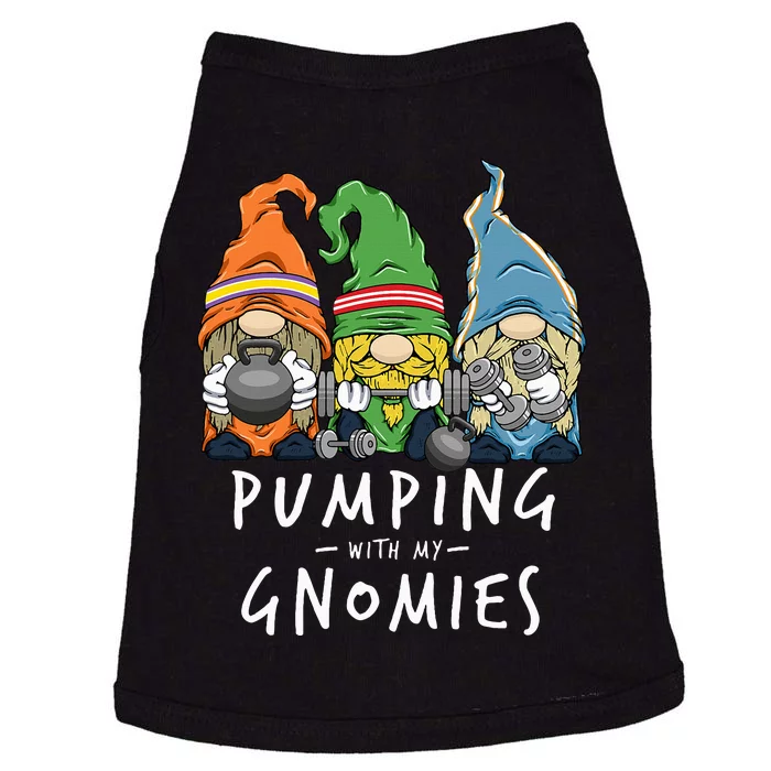 Gym Gnomes Pumping with My Gnomies Workout Fitness Doggie Tank