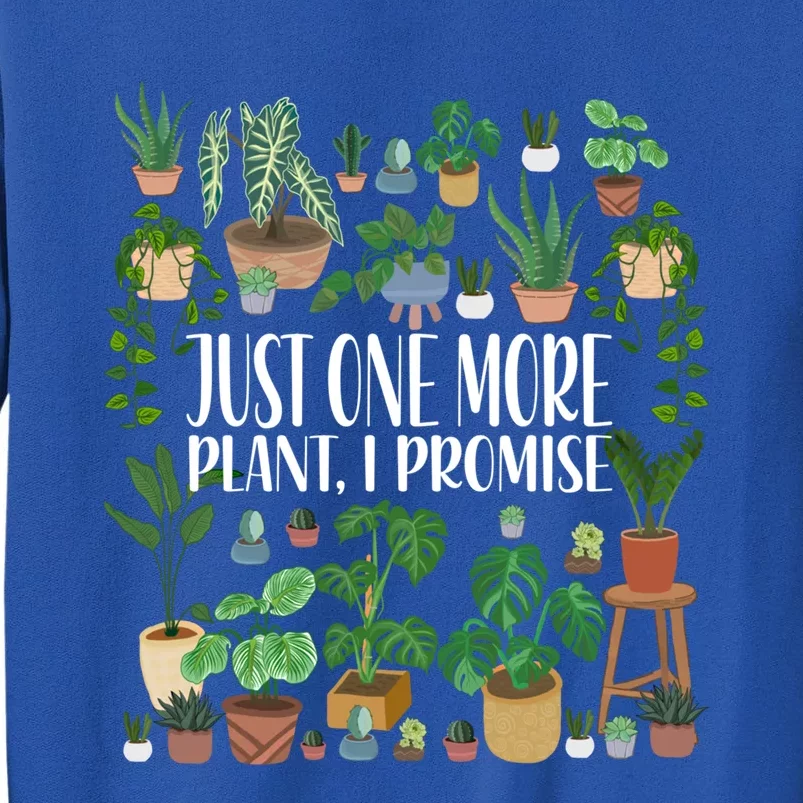 Gardening Gardener Potted Just One More Plant I Promise Gift Tall Sweatshirt